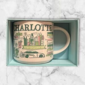 Starbucks Been There Series Charlotte NC Coffee Mug 14 Oz New